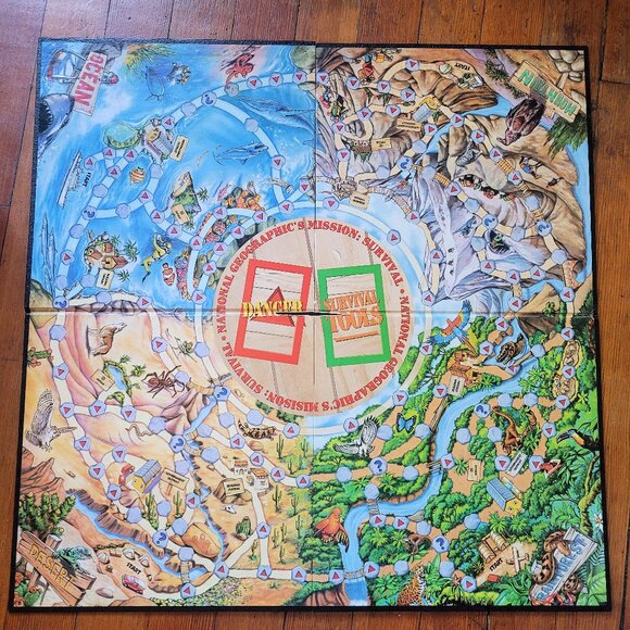 Rare National Geographic Board Game "Mission Survival" Complete - Picture 2 of 4